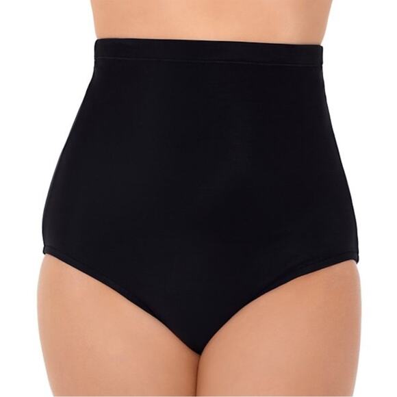 Swim Solutions Ultra High Waist Swim bottoms black - 10 - Picture 1 of 11